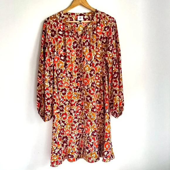Cabi Micro floral A Line Daydream Shift Dress  S - Picture 1 of 4